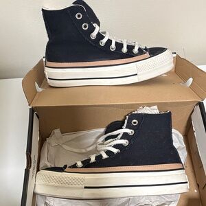 Classic Black High-Top Sneakers